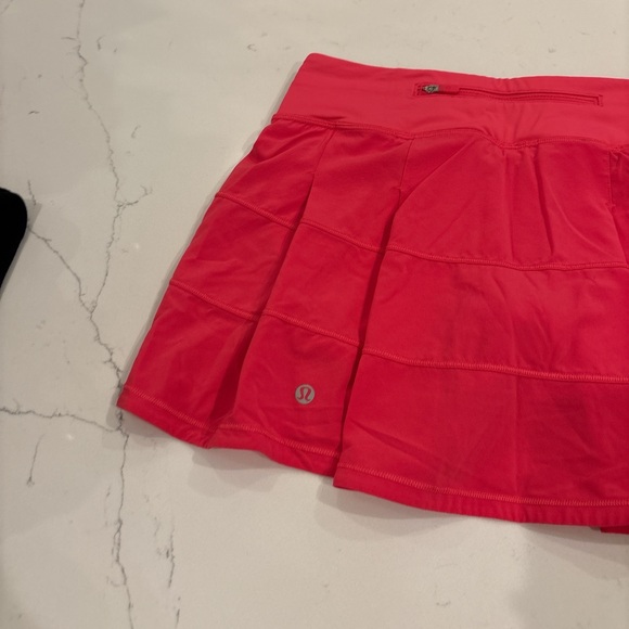Lululemon pace rival skirt lip gloss pink size 4 - Picture 3 of 4
